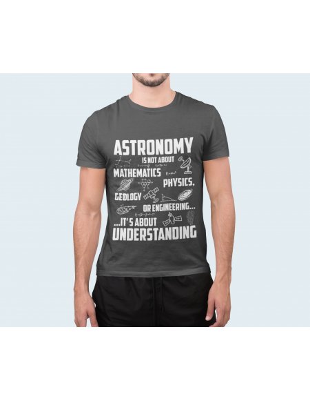 Camiseta Astronomy Gris