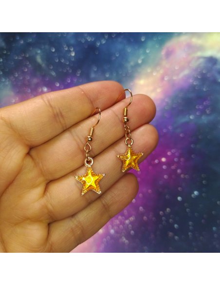 Aretes Estrellas en Colores