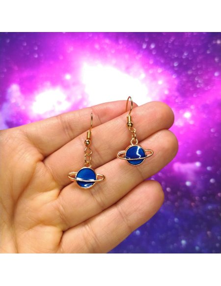 Aretes Saturnito en Colores