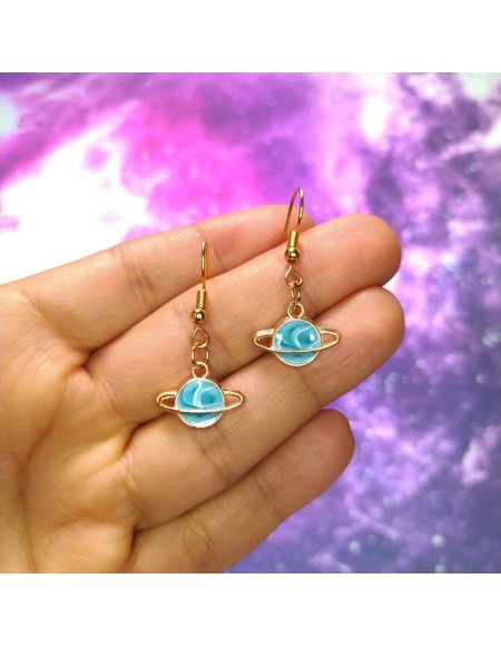 Aretes Saturnito en Colores