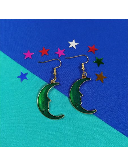 Aretes Caraluna en Colores