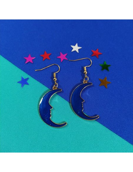 Aretes Caraluna en Colores