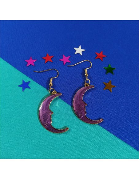Aretes Caraluna en Colores