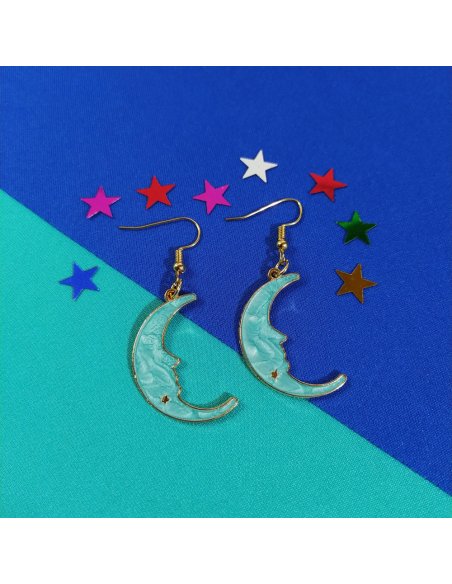 Aretes Caraluna en Colores