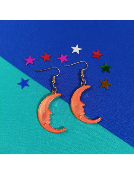 Aretes Caraluna en Colores