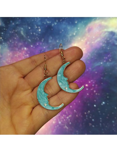 Aretes Caraluna en Colores