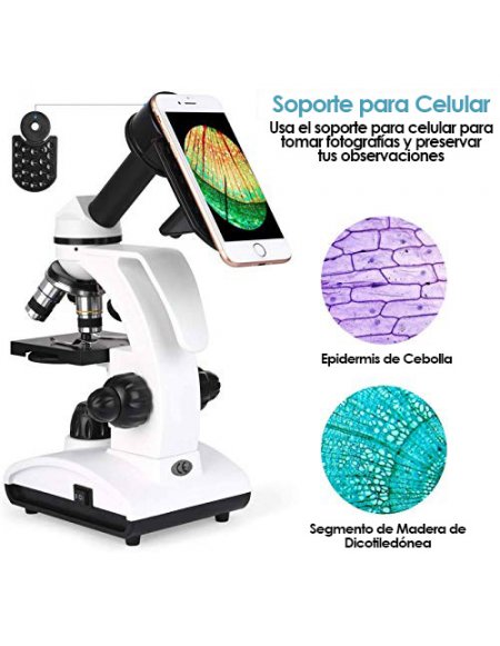 Microscopio Monocular 40x-1000x TuWord