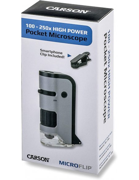 Microscopio Portátil Carson MicroFlip 100x-250x...