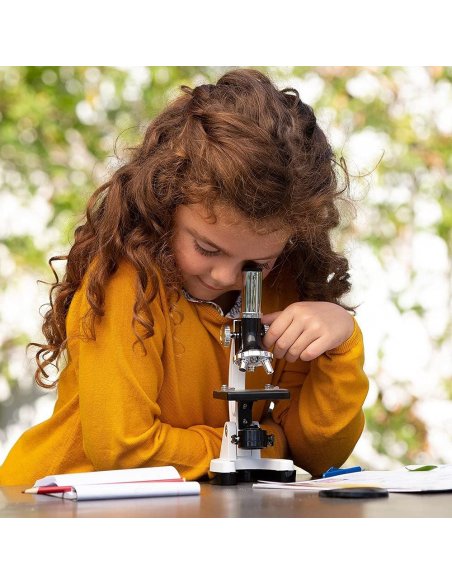 Microscopio Educativo para Niños Kit 52 Piezas 120x-1200x