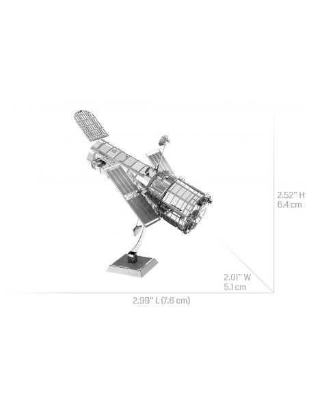 Modelo Metálico para Armar Telescopio Hubble