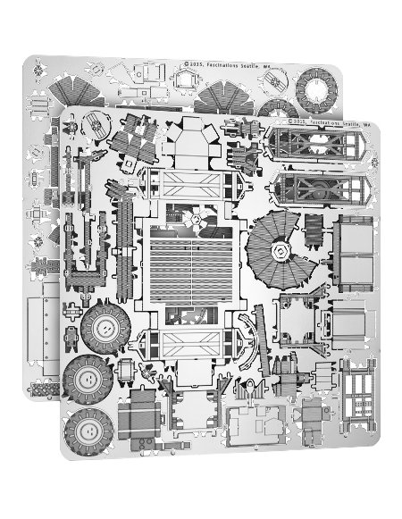 Modelo Metálico para Armar Sonda Voyager