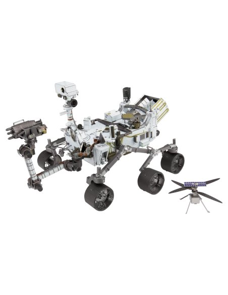 Modelo Metálico para Armar Rover Perseverance y Helicóptero en Marte