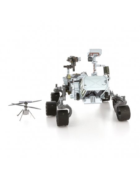 Modelo Metálico para Armar Rover Perseverance y Helicóptero en Marte