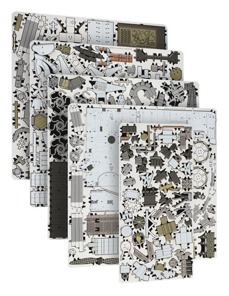 Modelo Metálico para Armar Rover Perseverance y Helicóptero en Marte