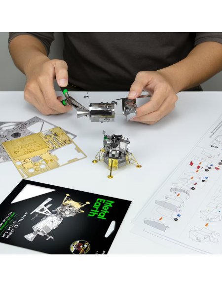 Modelo Metálico para Armar Apollo LM-CSM