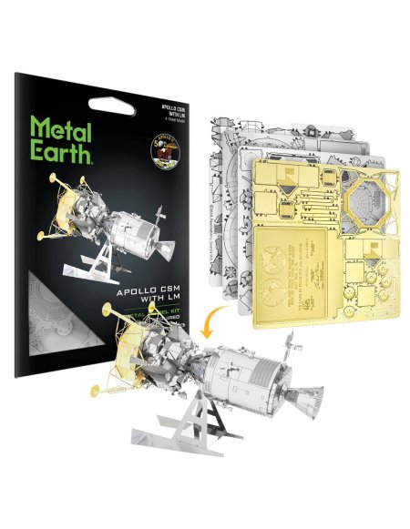 Modelo Metálico para Armar Apollo LM-CSM