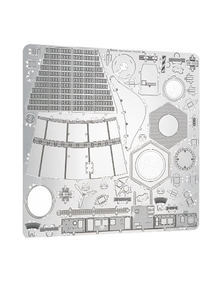Modelo Metálico para Armar Nave Espacial Kepler