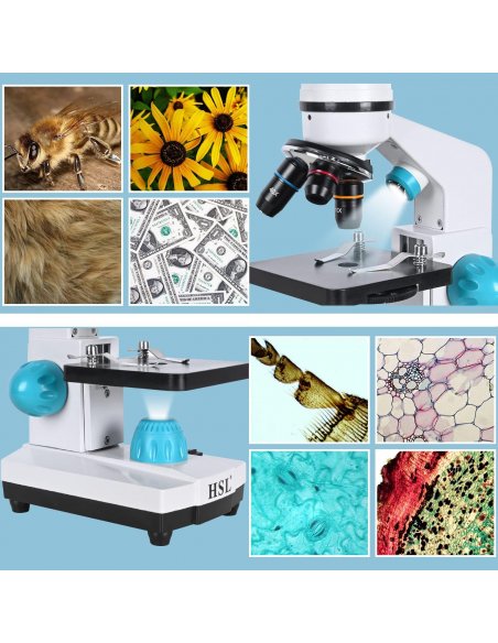 Microscopio para niños HSL 40x-2000x