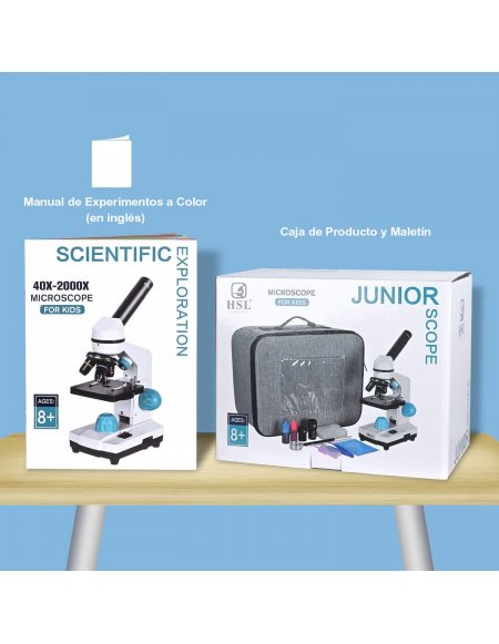 Microscopio para niños HSL 40x-2000x