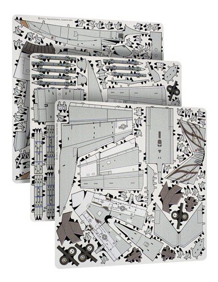 Modelo Metálico para Armar F/A-18 Super Hornet