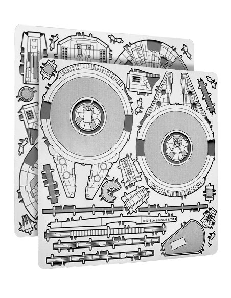 Modelo Metálico para Armar Millennium Falcon - Star Wars