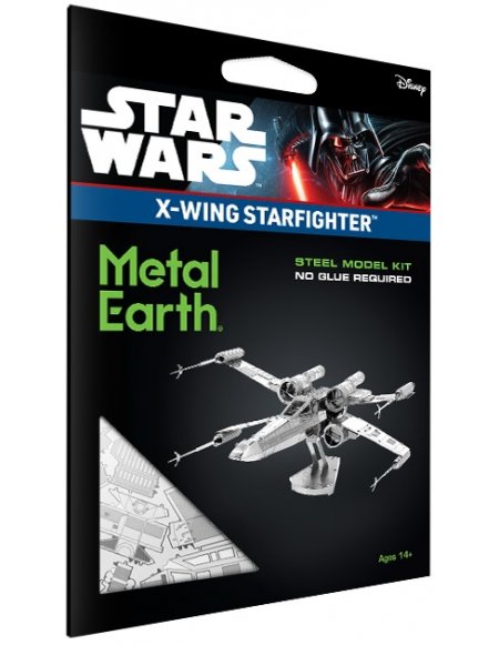 Modelo Metálico para Armar X-Wing Starfighter