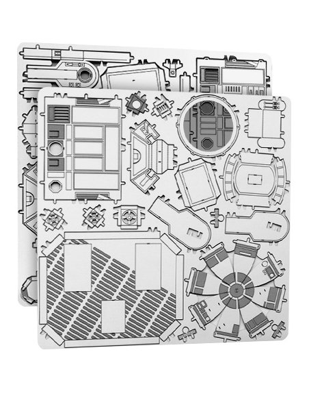 Modelo Metálico para Armar R2-D2 Star Wars