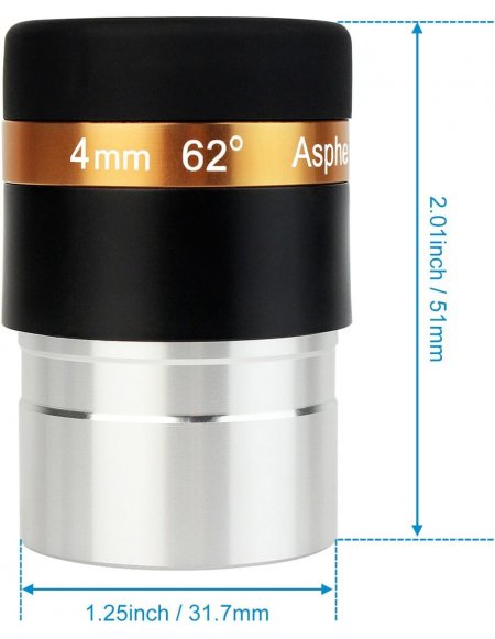 Ocular 4mm Asférico
