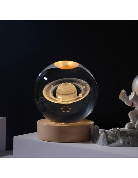Lampara Esfera Saturno
