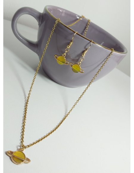 Collar Saturnito en colores