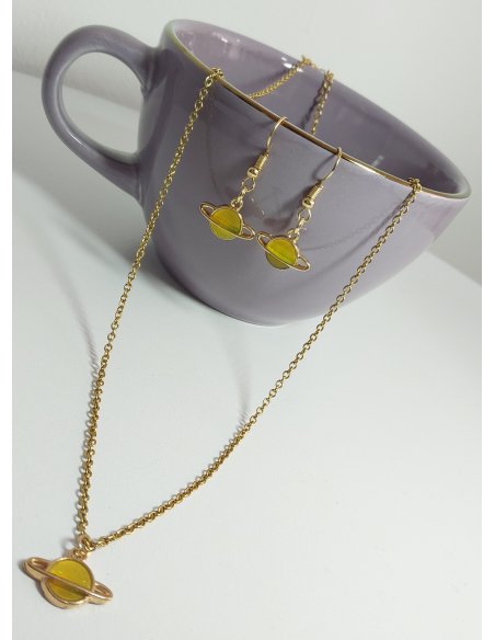 Collar Saturnito en colores