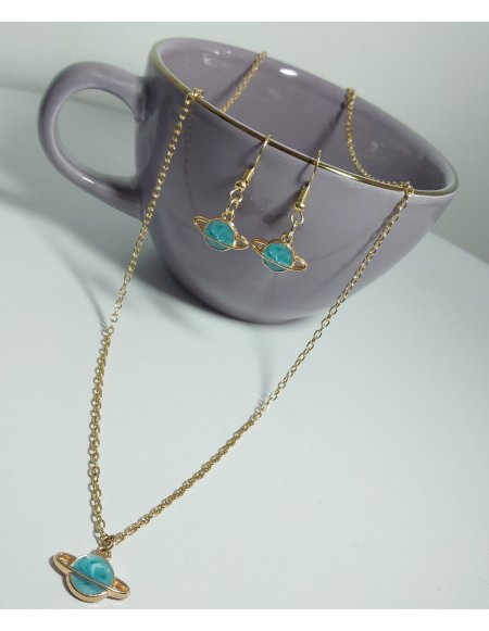 Collar Saturnito en colores