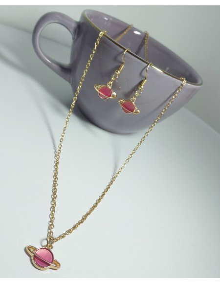 Collar Saturnito en colores