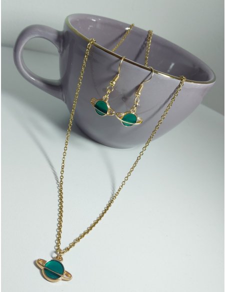 Collar Saturnito en colores