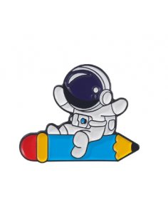 Pin Astronauta sobre el Lápiz