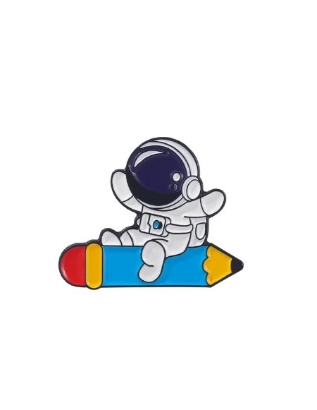 Pin Astronauta sobre el Lápiz