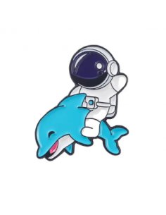 Pin Astronauta en el Delfín