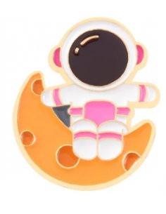 Pin Niña Astronauta en la Luna