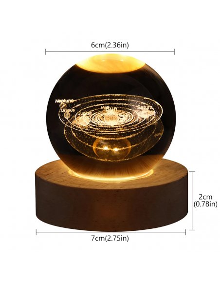 Lampara Esfera Sistema Solar