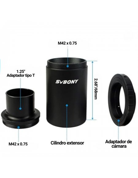 Extensor Ocular para Cámara Nikon o Canon