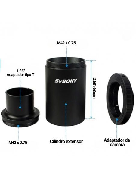 Extensor Ocular para Cámara Nikon o Canon