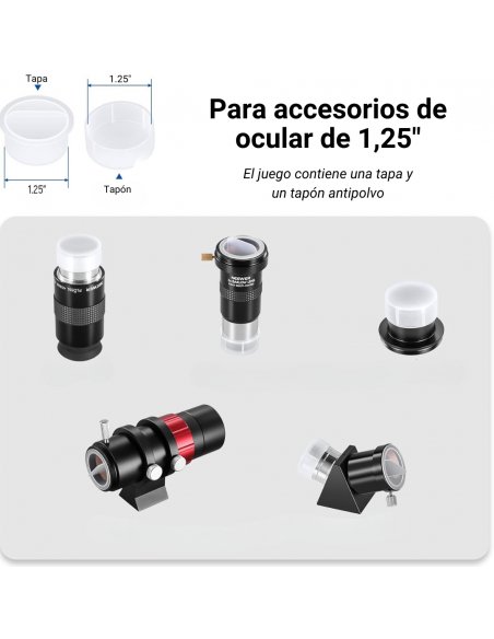 Par de Tapas Protectoras Oculares de 1.25"