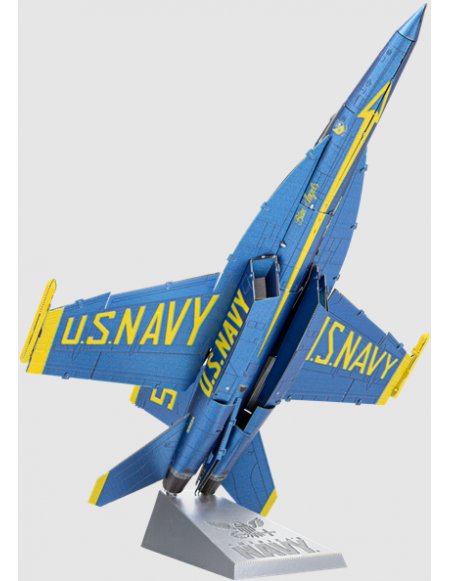 Modelo Metálico para Armar Blue Angels F/A-18 Super Hornet