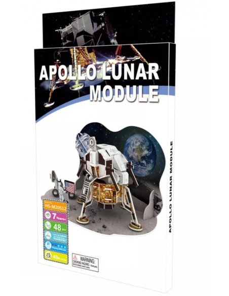 Rompecabezas Pequeño 3D Modulo Lunar