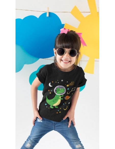 Camiseta Astrodino Negra