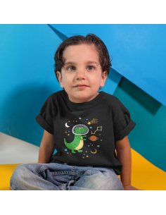Camiseta Astrodino Negra