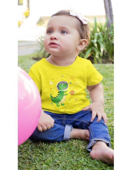 Camiseta Astrodino Amarilla
