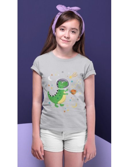 Camiseta Astrodino Gris