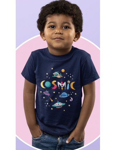 Camiseta Cosmic Azul Oscuro