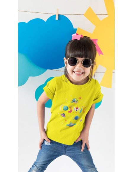 Camiseta Cosmic Amarilla